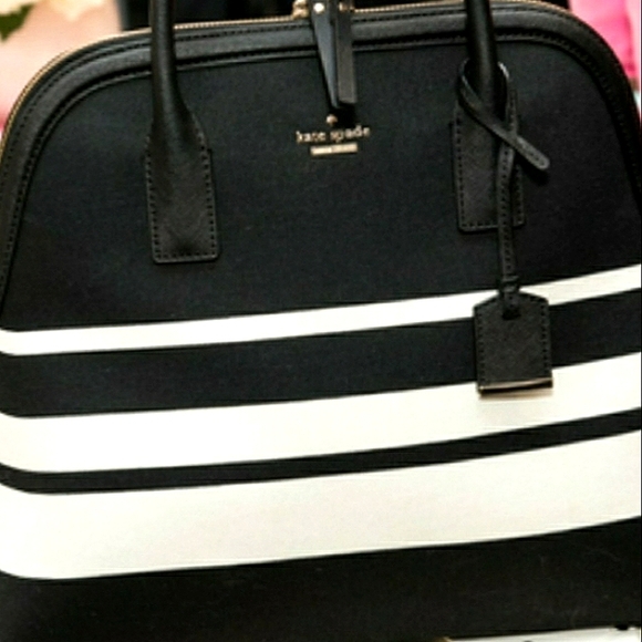 Kate Spade Cameron Street Stripe Mega Margot Handbag & Crossbody NWOT - Picture 8 of 12